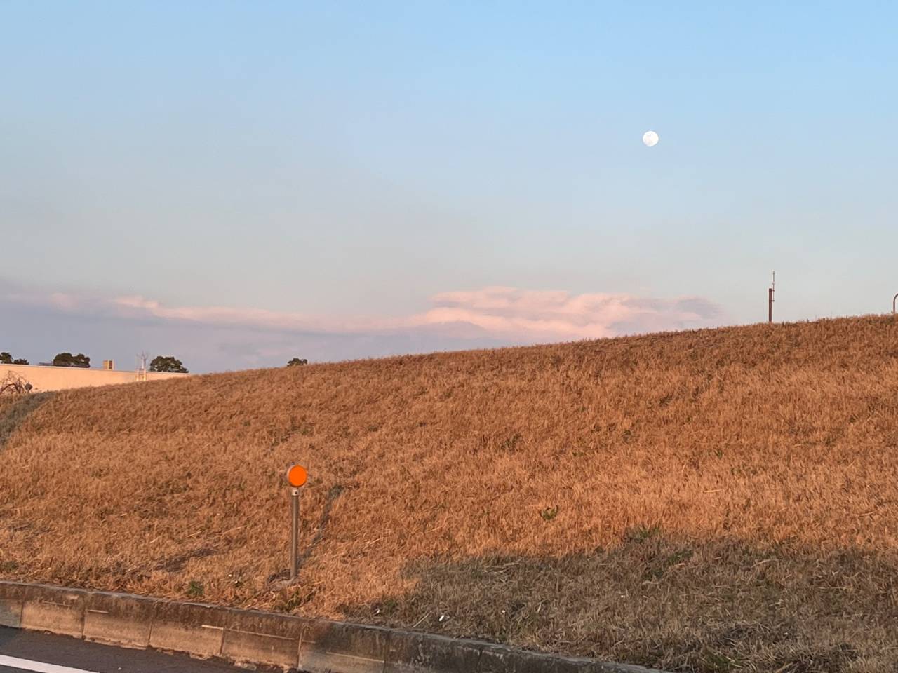 帰りの月、行きの月　兵庫県西宮市