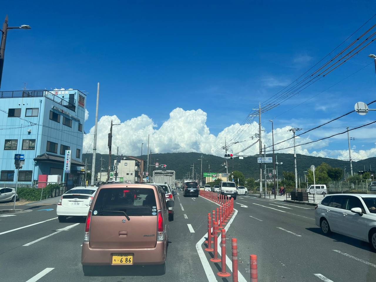 夏の雲　東大阪　花園ラグビー場付近